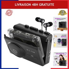 KLIM K9 Lecteur Cassette Audio Enregistreur Portable Haut-Parleur Micro