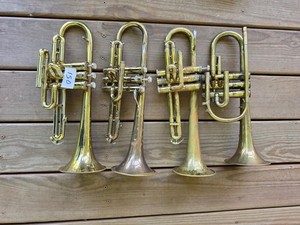 4 Cornet For Parts Or Repair Conn Bundy Olds Blessing