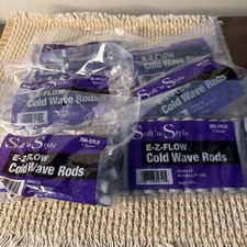 Soft 'N Style E-Z-FLOW Gray Cold Wave Rods 356-GYLO 7 Dozen NEW SEALED