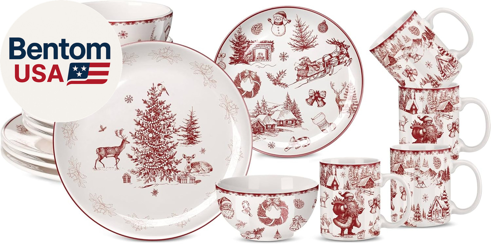Winter Ceramics Dinnerware Desse