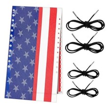 Zero Gravity Chair Replacement Fabric with 4 Bungee 63 x 17 Inch National Flag