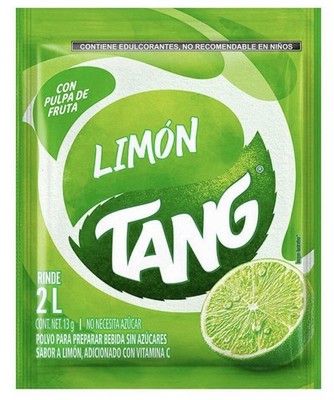 3 X Tang Limon Flavor Drink Mix No Sugar Needed Makes 2 Liters