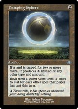 Damping Sphere (Retro Frame) - Foil NM MTG Dominaria Remastered