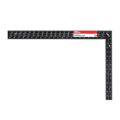 16 x 24 Inch Heavy-Duty Aluminum Rafter Framing Square Tool for Woodworking and