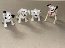 Vintage 90  s Walt Disney 101 Dalmatians Dog Figure McDonald's Happy Meal Toy Lot