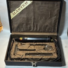 Master Electric Co. No. M56 Violet Ray Kit w/ Glass Electrodes & Case, works
