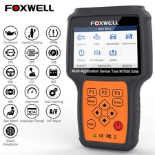 FOXWELL NT650 Elite Bidirectional OBD2 Scanner Diagnostic Tool SRS ABS Oil Reset