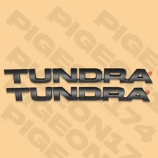 Matte Black Side Door Emblem For Tundra 2007-2013 Accessories Letter Left Right