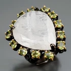 Handmade 28 ct+ Natural Moonstone Ring 925 Sterling Silver Size 8.5 /R469011