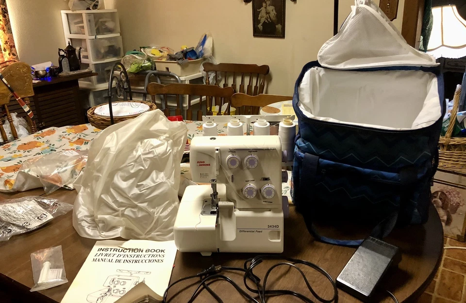 Máquina de coser Janome Juno 3434d Serger Foto 3 de 4