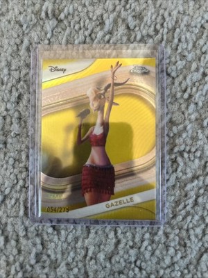 054/275 Gazelle From Zootopia 2025 Topps Chrome Disney Yellow Refractor #172