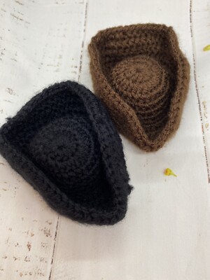crochet handmade pirate hat doll toy 