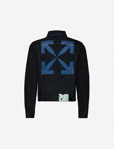 off white jean jacket men
