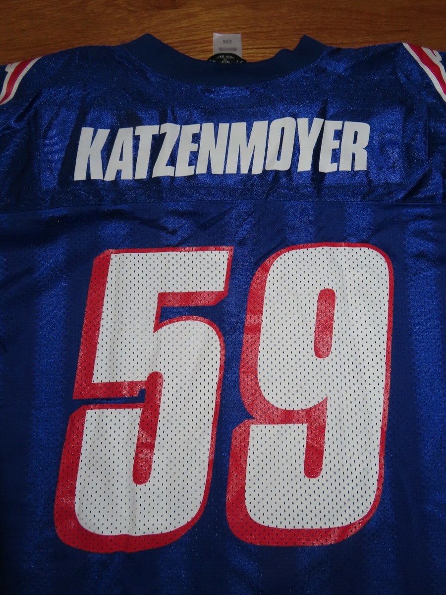 Vintage Adidas ANDY KATZENMOYER No 59 NEW ENGLAND PATRIOTS (XL