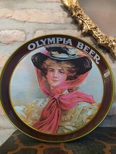 Olympia Bier Tablett Aus Metall Im Vintage Stil