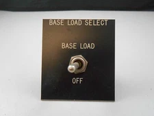 Base Load Select Face Plate with Joystick Selector Switch 10A 250V AC