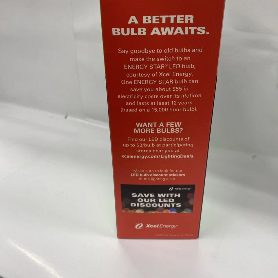 4 Pack 5000K DAYLIGHT 60W Equivalent Using 9W LED Indoor Non-Dimmable Bulbs - Image 4 of 4