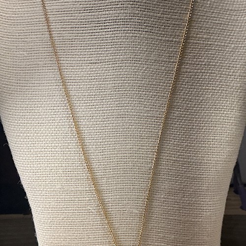 Michael Khors Halskette goldfarben Kristall Strass Kreis Anhänger Set 39A - Bild 2 von 4