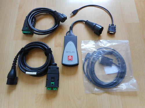 ORIGINAL INTERFACE 9972.JX Suitcase DIAGBOX LEXIA3 PP2000 PROBE PEUGEOT CITROEN DS