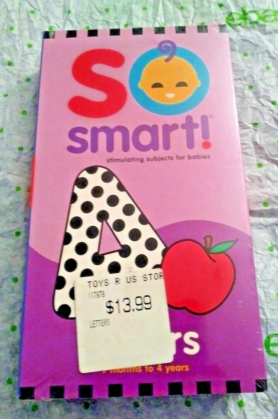 Letters DVD So Smart! School Of Baby 9-36 Months Childhood Spanish