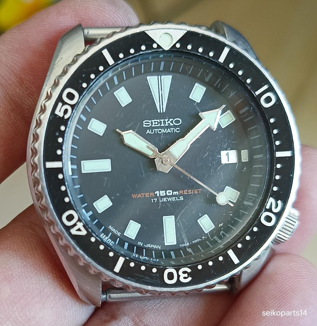 507/ セイコー フォース 7002-7001 ダイバー ブラック ダイヤル ALL ORIGINAL SEIKO DIVERS 150m DIVER BLACK SEIKO 7002-7001