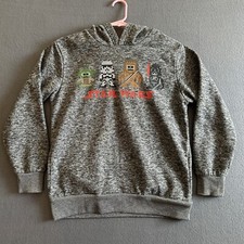Star Wars Mad Engine Boy's Pullover Hooded Sweatshirt Multicolor Size M