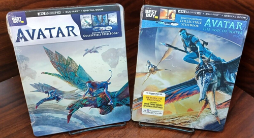 Avatar 2009 + Way of the water 4K Steelbooks (4K+Blu-ray)-NEW-Free Box Shipping! - Picture 2 of 10