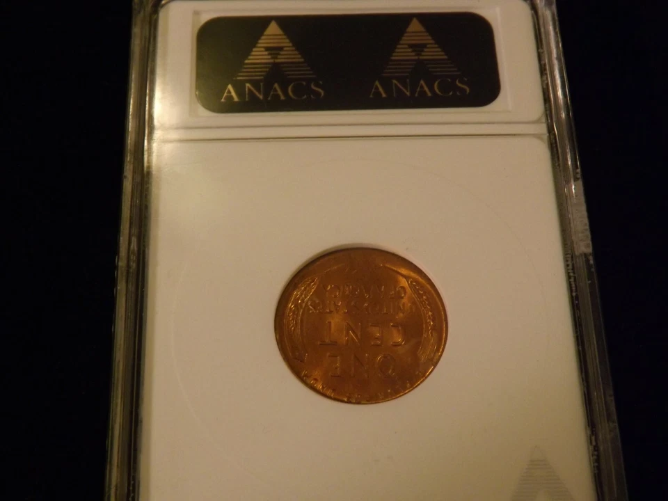 1957  1C       DD               ANACS   MS 65  RED   - Image 2 of 2