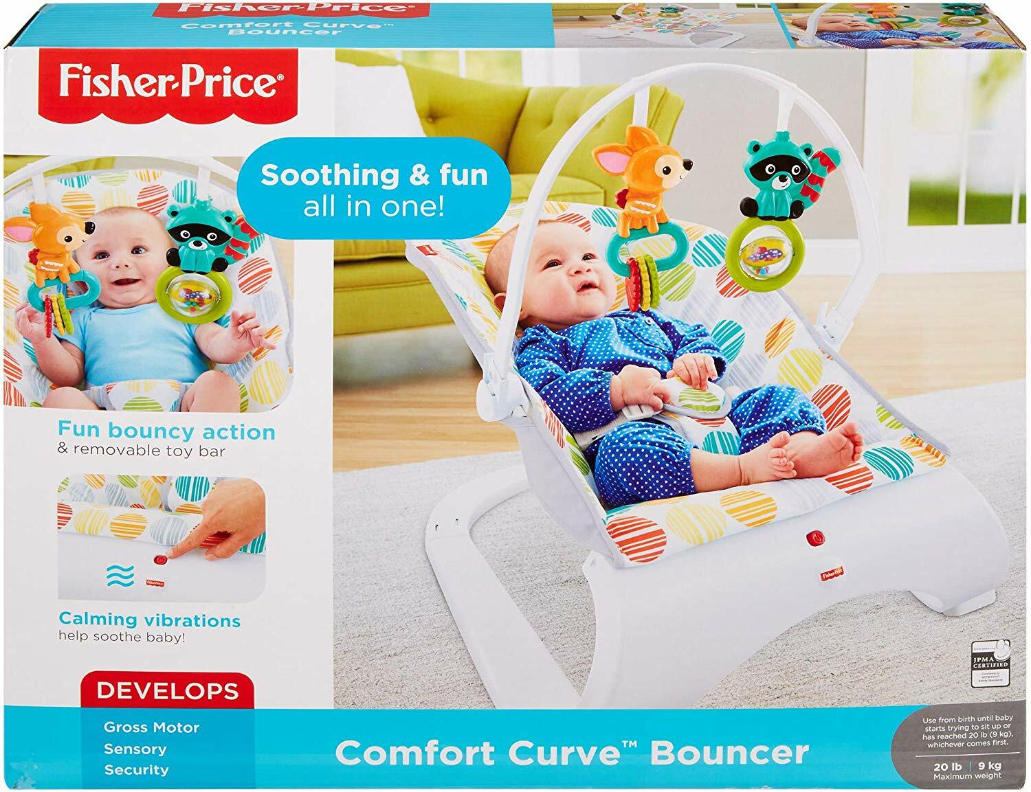 fisher price colourful carnival bouncer