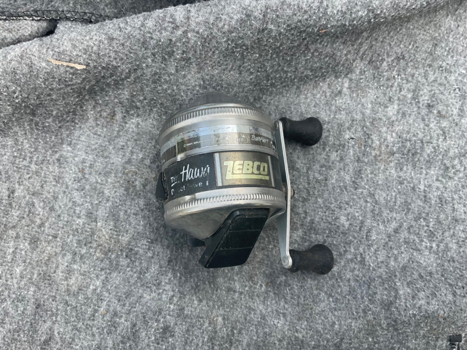 Pair of Vintage Zebco 733 The Hawg Direct Drive Spincasting Reels Made