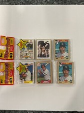 (2)-1987 Topps Baseball Rack Pack Don Mattingly All Star Error & Reg. On Top♨️m