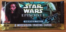 Star Wars Episode 1 Series 2 Widevision Trading Cards Factory Sealed Pack (B73)