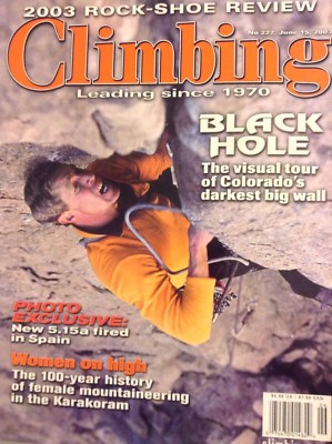 Climbing Magazine Colorado's Darkest Big Wall June 15, 2003 100517NONRH