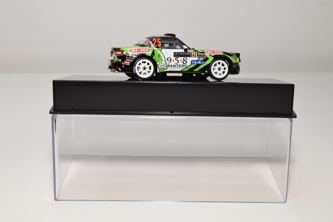 Miniature Ixo 1/43 Fiat Abarth 124 RGT - Rallye Monte Carlo 2018, N°25, Diecast