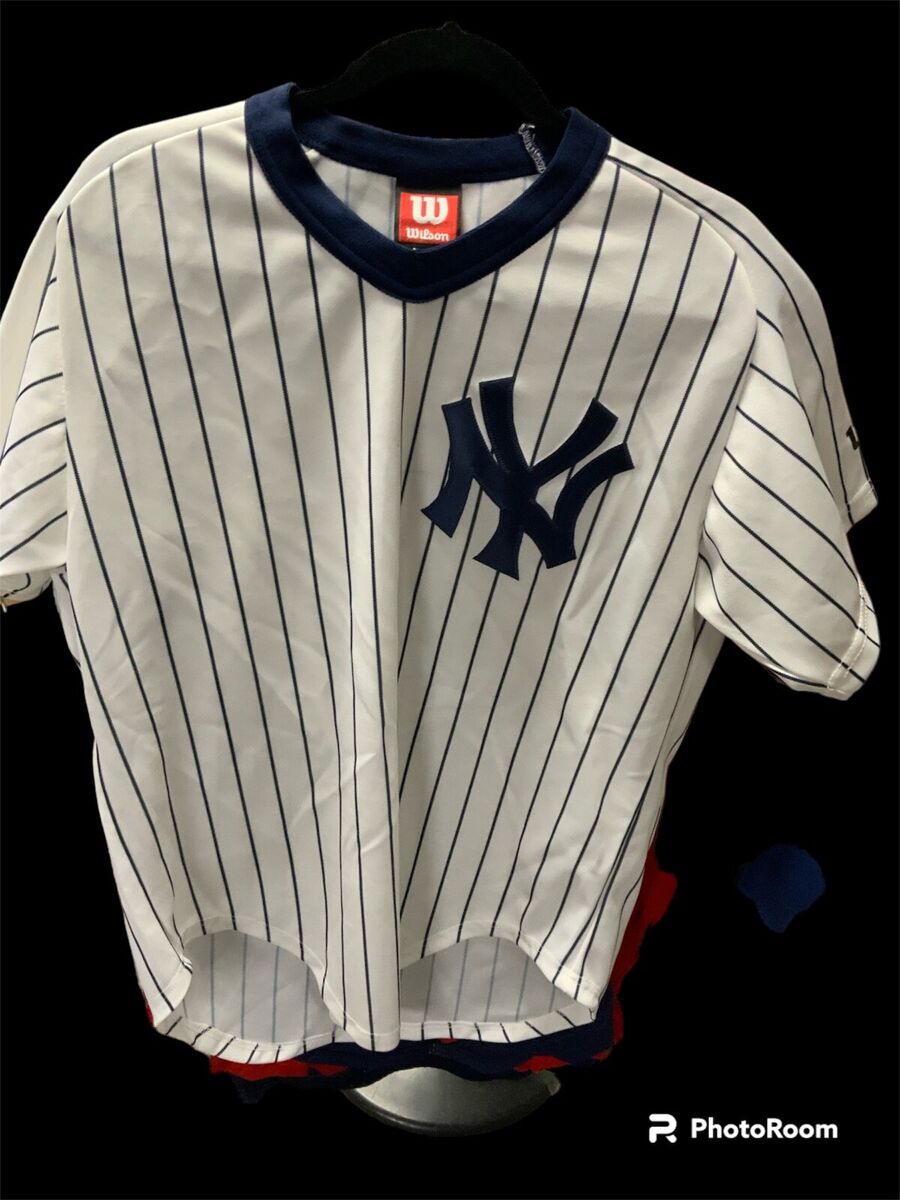 Wilson VTG MLB New York Yankees #3 Pin Stripe Jersey | eBay Wilson VTG MLB New York Yankees #3 Pin Stripe Jersey | eBay