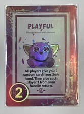 Doomlings Card Game Playful Holofoil Overlush Unplayed