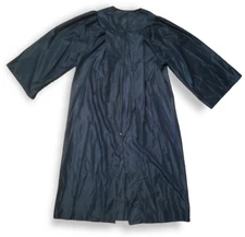 Graduation Gown Jostens Black 5'4" - 5'6" Medium Large Worn Once Dress Robe