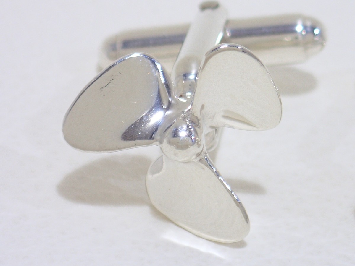 Tiffany & Co. SS Propeller カフリンクス KGrHqJ_ioE6-pcB-i-