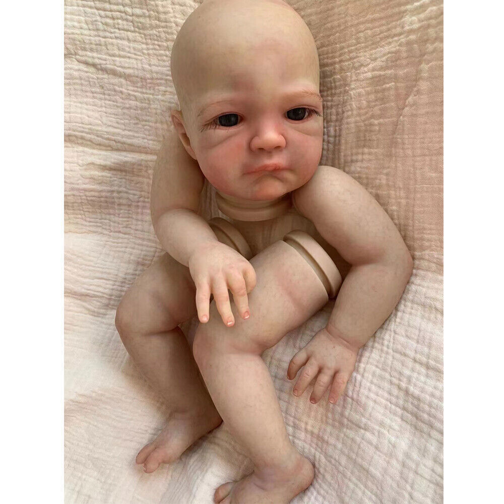 Kit poupée Reborn peinte par un artiste bébé August éveillé non assemblé à  faire