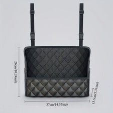 Faux Leather Car Handbag Organizer   Sleek, Secure, Max Space, Easy Reach