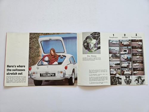 TRIUMPH GT6 MK1 SALES BROCHURE 1967 1968 - Picture 5 of 6