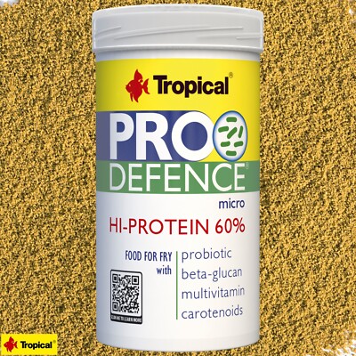 (131,00 /L) Tropical Pro Defence Micro 100ml mit Probiotikum für Jungfische