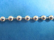 CONTINUOUS-ENDLESS CHAIN LOOP -NO CONNECTOR -METAL CHROME FOR ROMAN-ROLLER-VERTI