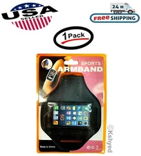 Sports Armband Phone Case Holder Arm Band Gym Running Jogging Exercise Bag(1 Pk)