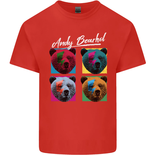 Andy Bearhol Divertido Oso Panda Parodia Arte Niños Camiseta Infantil - Imagen 5 de 53