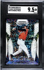 2019 Panini Prizm DP #1 Adley Rutschman WHITE SPARKLE PRIZM SGC 9.5 MINT+