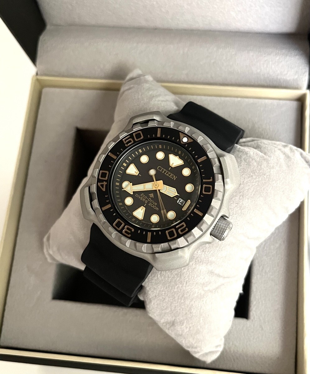 New! Citizen Promaster Watch BN0220-16E Eco Drive Super Titanium