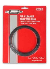 Mr Gasket Air Cleaner Adapter Black Spacer Ring For 4 Barrel Carbs - 2082