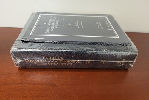 Evidence Common Law and Federal Rules of Evidence Fifth Edition * NEW & SEALED * - Foto 2 di 2