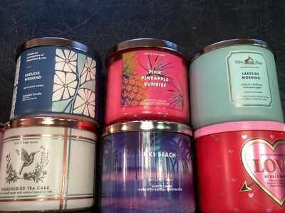 Bath & Body Works 3 Wick Candles 14.5 oz New in Box | eBay